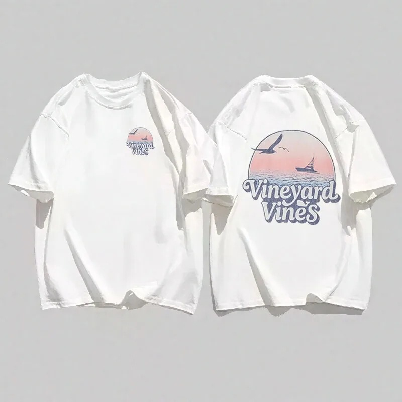 2025 Summer Camiseta Oversized T-Shirt Unisex Graphic Print Cotton T-Shirt Praia Casual 2025 Summer Camiseta Oversized T-Shirt Unisex Graphic Print Cotton T-Shirt Praia Casual