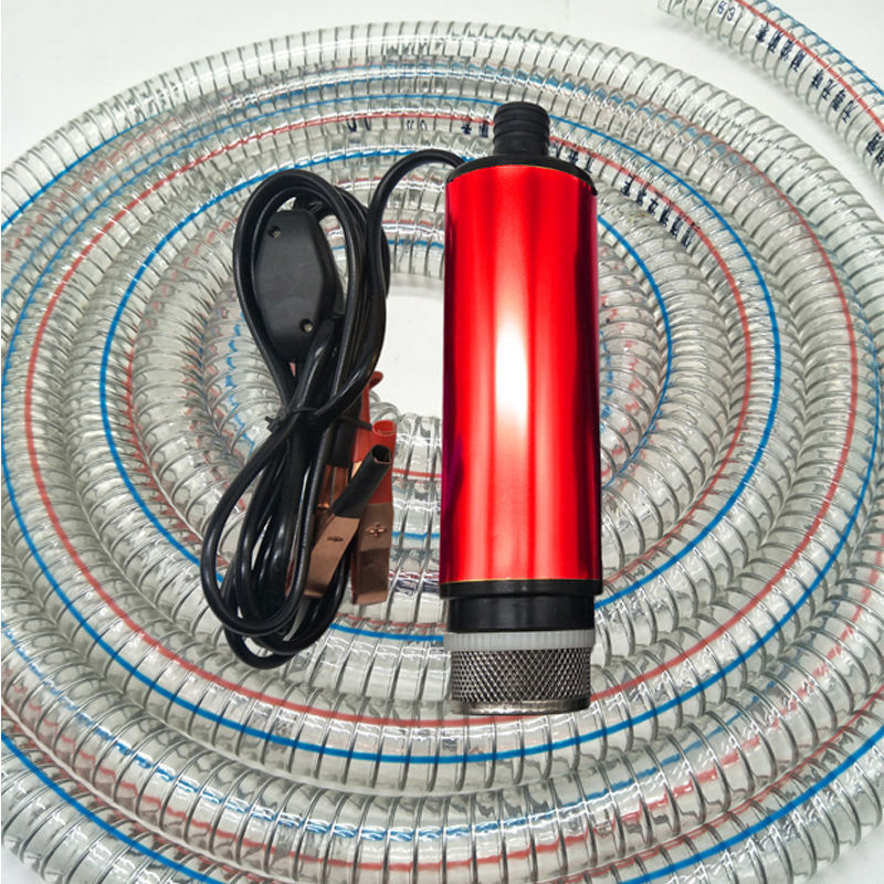 Bomba bombeo eléctrica 12v24v diesel sumergible portátil reabastecimiento