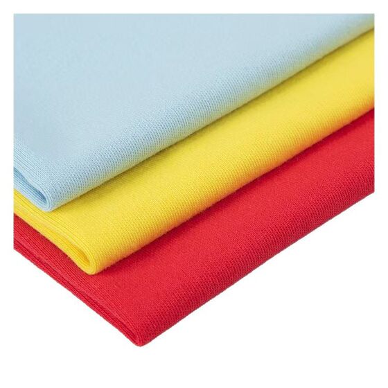 40 fine cotton double-sided stand 220g knitted stretch cotton jersey fabric spring and summer T-shirt base shirt suit