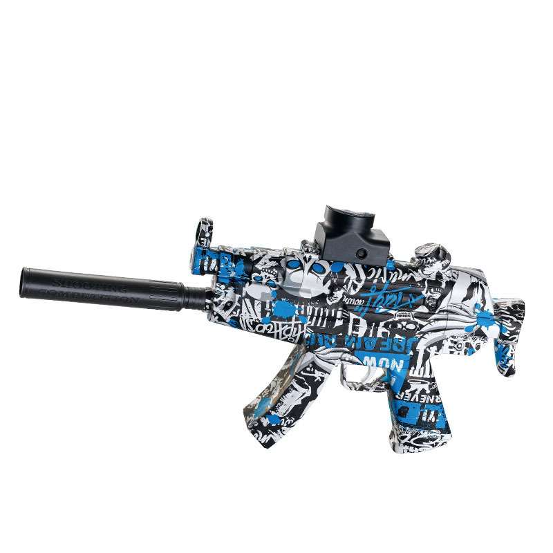 Acceso transfronterizo MP5 eléctrico AK47 pistolas de graffiti para niños y niñas modelo de seguridad de juguetes al aire libre image 11