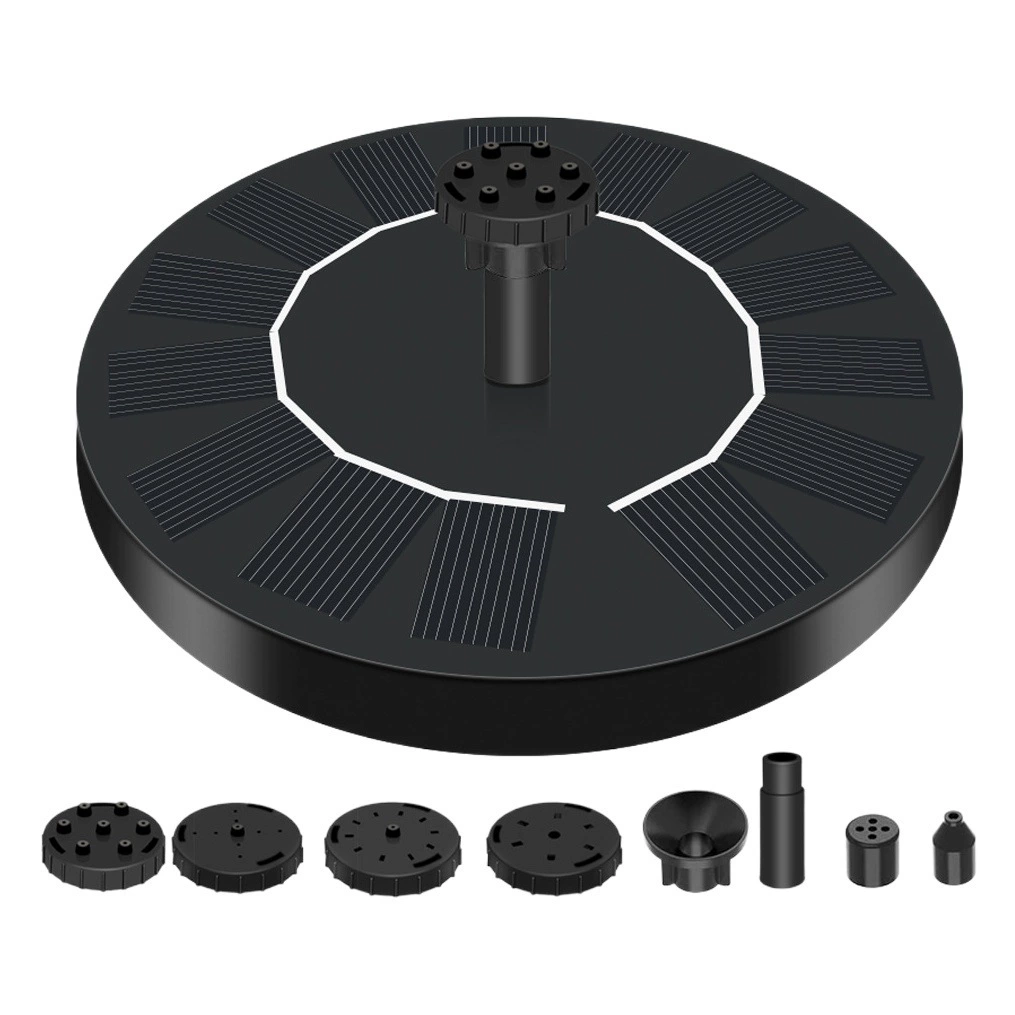 Открытый 16 см солнечный фонтан бассейн плавающая ванна для птиц фонтан насос бассейн Сад Двор вода фонтан огни