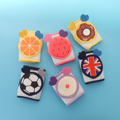 儿童护膝防摔学步夏季薄款护膝宝宝小孩幼儿婴儿爬行膝盖保护垫|ru