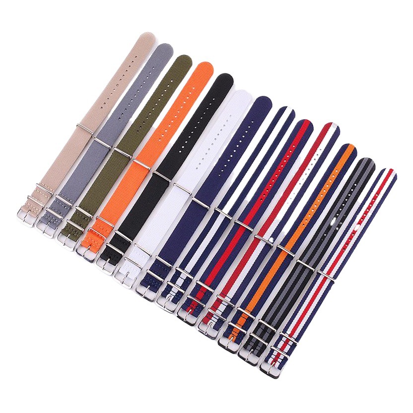 High quality textile 14~22 gold | Rose gold clasp DW canvas nylon strap one over