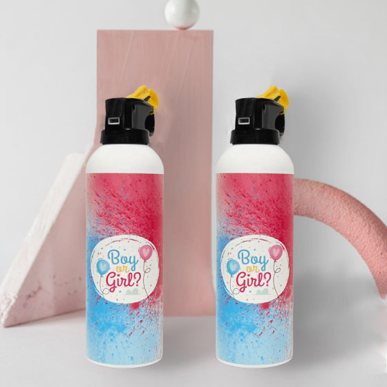 Cross-border special for gender reveal blue powder spray bottle celebration party press spray bottle spray bottle aerosol bottle