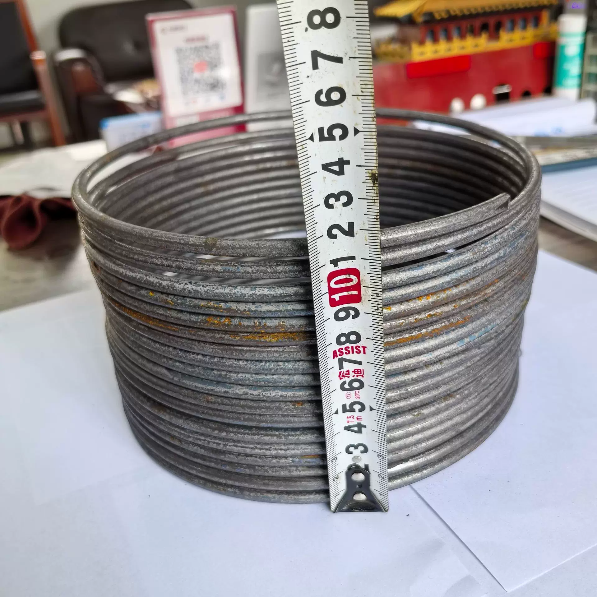 昆明光伏螺旋基桩箍筋盘圆6/8 21cm 18cm 大小圈Q235/Q195定做