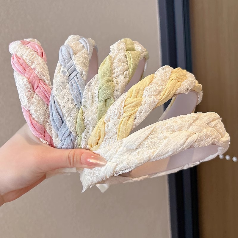 2025 nuevo cinturón de cabello de alta calidad de encaje trenzado de torsión francesa, cráneo alto, cara pequeña y ancha, tarjeta de cabello