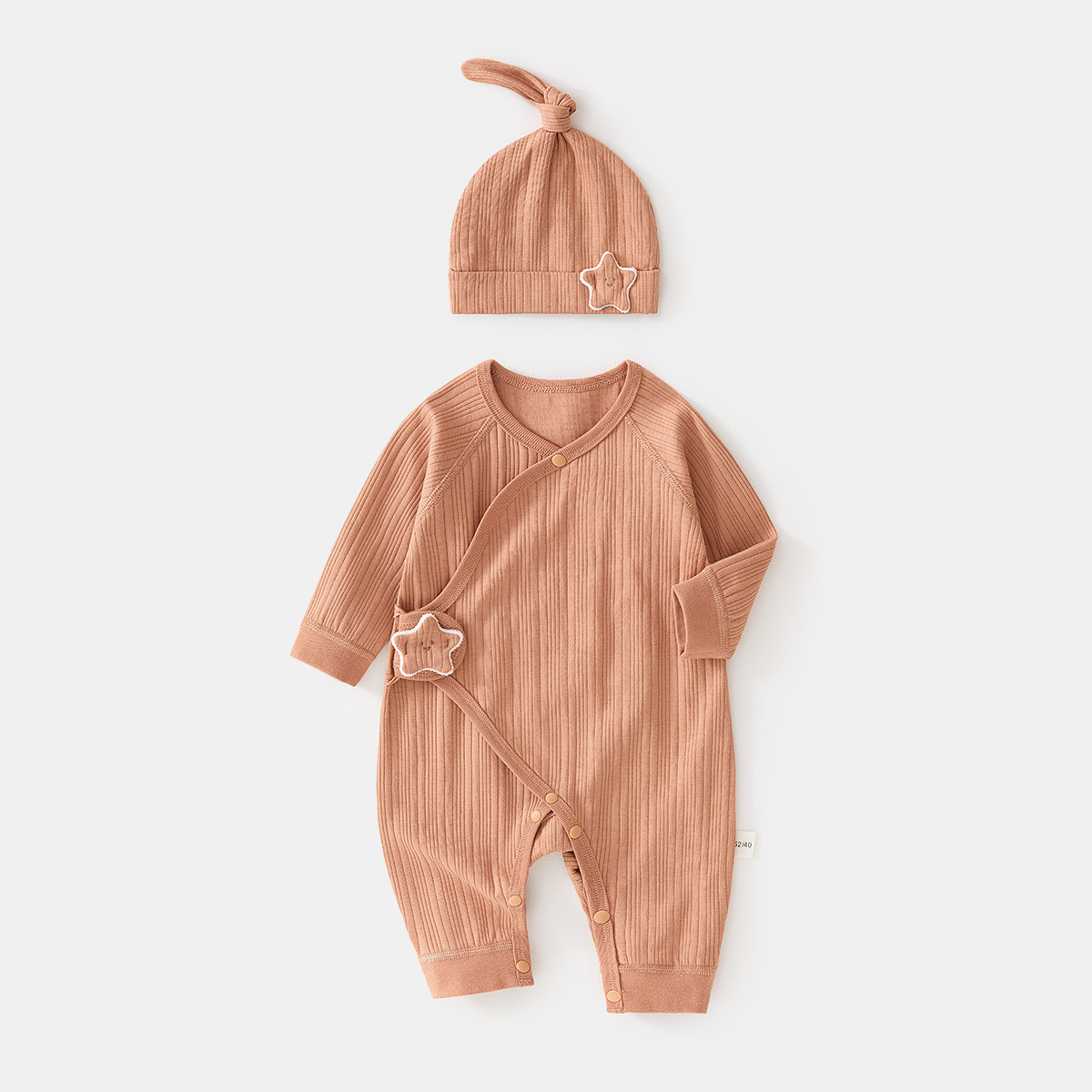Newborn Butterfly Clothes, Baby Jumpsuits, Spring & Fall Pure Cotton Newborn Monk Clothes, Crawling Clothes, Hats for Babies