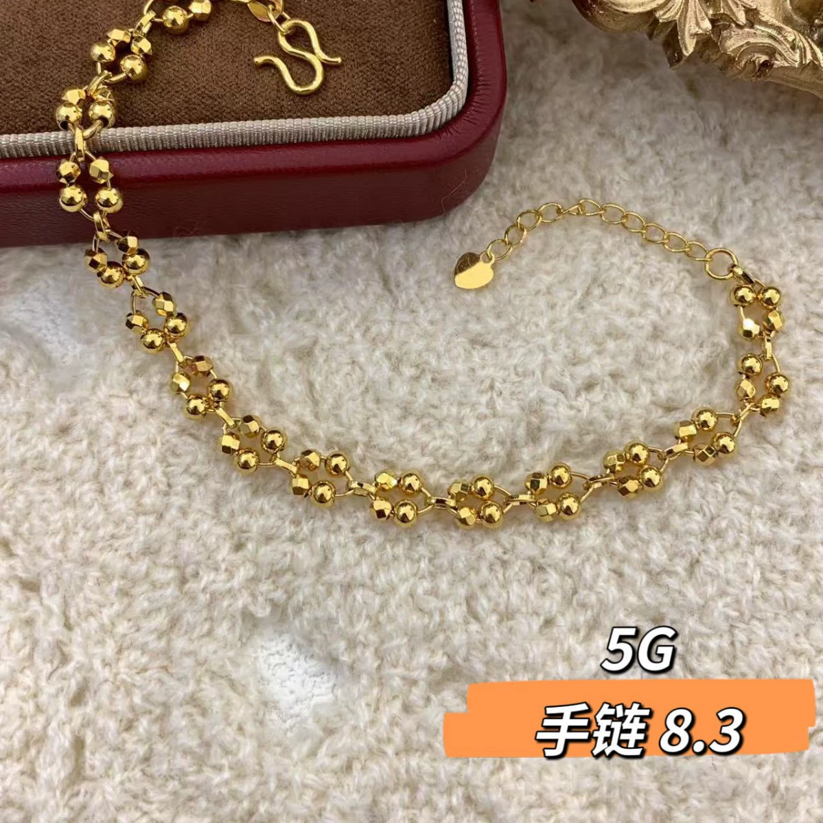 Shuibei выставочный зал спот 5G золотой браслет ножки золото 999 женская мода универсальный браслет серии верный подлинный