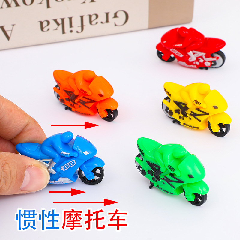 Pequeños juegos de plástico, regalos, juguetes para niños, inercia, autos reales geniales, motocicletas, motocicletas, autos al por mayor