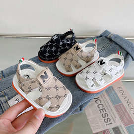 一件代发宝宝包头叫叫凉鞋2023春夏女童0-2岁婴幼儿女宝宝学步鞋