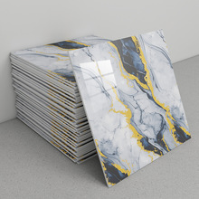 跨境外贸批发仿瓷砖墙贴自粘防水防潮墙纸浴室翻新墙板装饰铝塑板