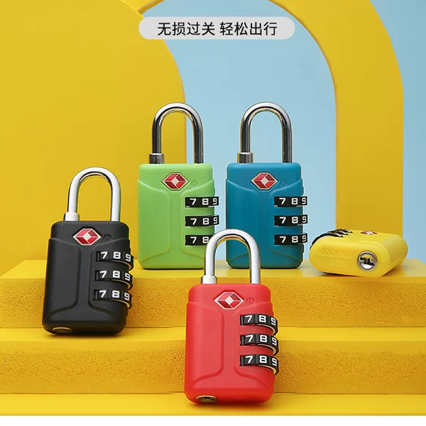 Cross-border TSA007 customs lock ABS lightweight body lock luggage gym cabinet password padlock password lock new