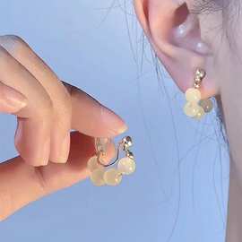 温柔气质耳夹「青青子衿」无耳洞女蚊香盘古风耳环中国风耳饰耳夹