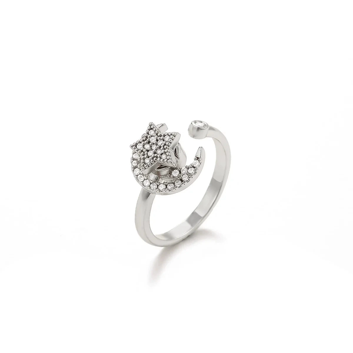 Ring, Amazon, diamond encrusted, 18 carat, flowered