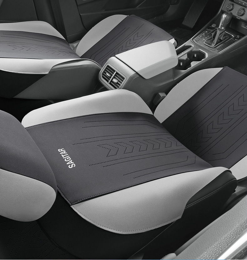 Volkswagen Sagitar special car seat cover suede four seasons universal semi-enclosed cushion breathable saddle cushion seat cover