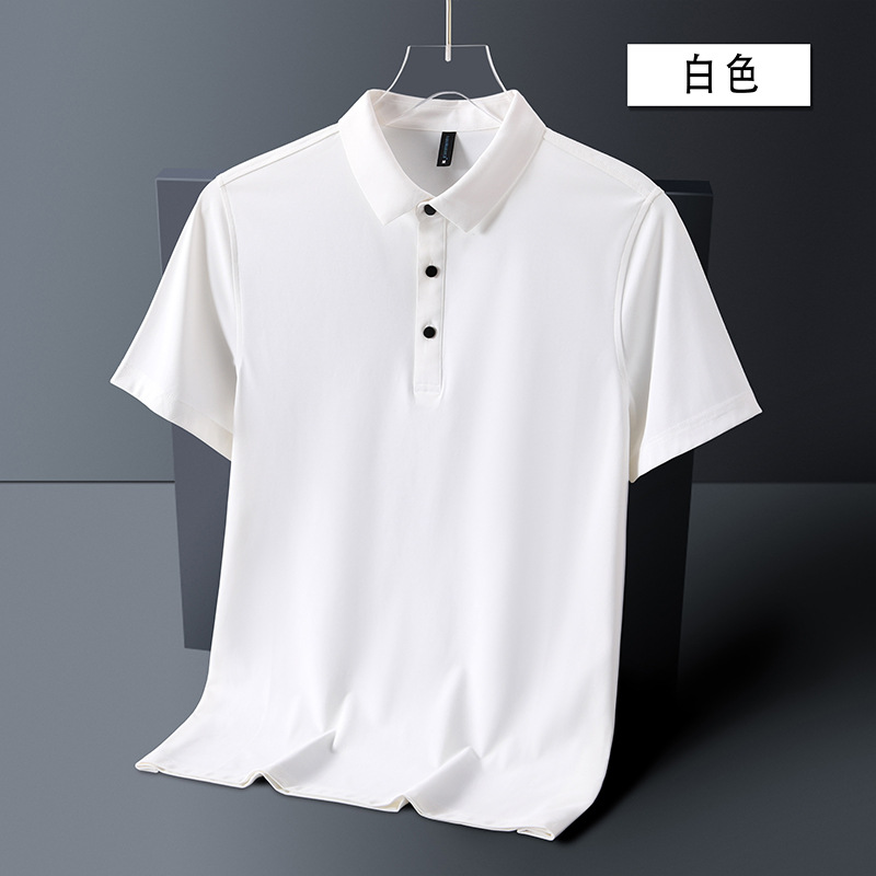 Grano dinámico de secado rápido Polo camisa personalizada de alta gama de publicidad camiseta de la empresa ropa de trabajo impreso bordado LOGO