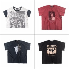 ERD忧郁な富二代アメリカンレトロ人物プリントロックヒップホップポケット男女ゆったり半袖tシャツ潮