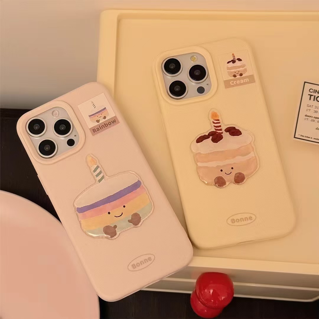 Ins lindo pastel de parche para iphone16ProMax funda para teléfono 13 Apple 15/14PM pareja 16 suave