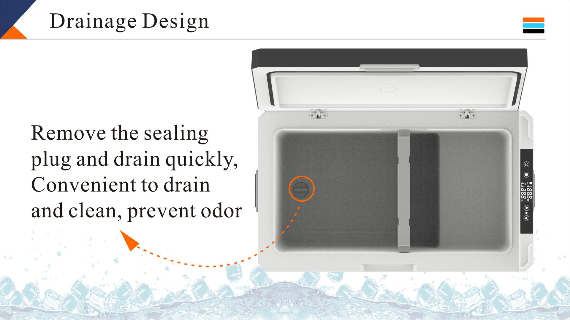 Source Factory 30/40/50L Compressor Car Refrigerator 12V24 Car Home Dual-Purpose Camping Style Rv Mobile Freezer