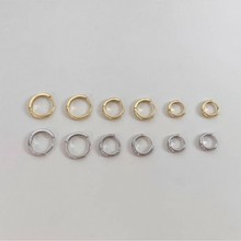 s925纯银素圈耳环女极简设计感高级耳圈时尚几何圆环耳饰工厂批发