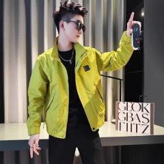 潮牌工装外套男春秋季男装上衣2025新款潮流休闲痞帅立领秋装夹克