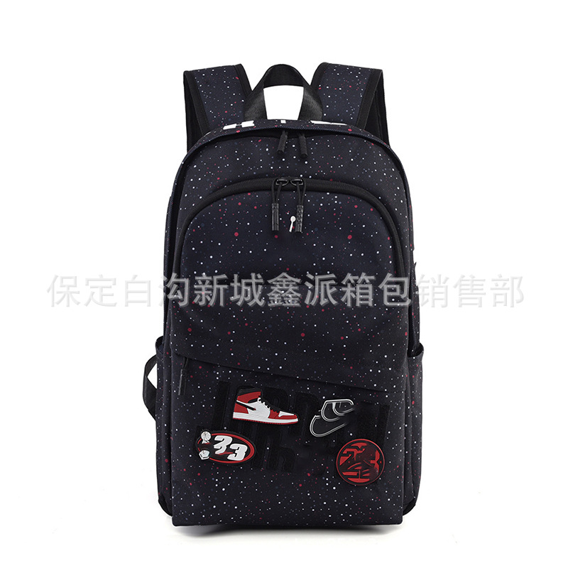 6816 Medium Velcro, Starry Black