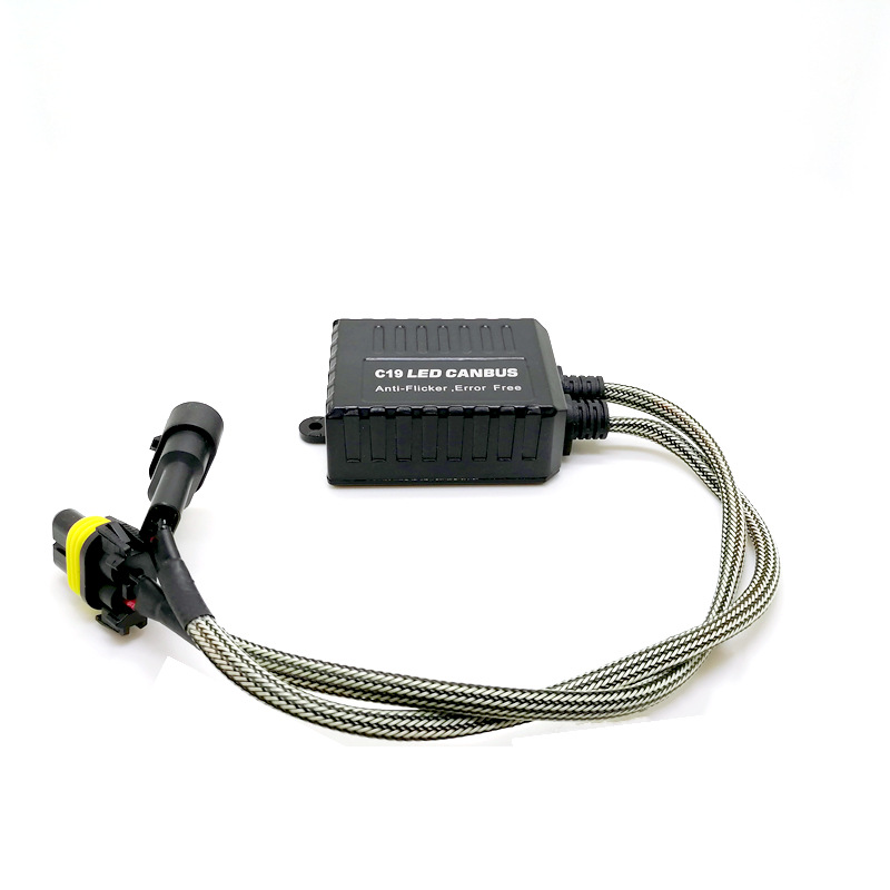 EMC anti-interferencia 24V Luz de falla del coche decodificador prevenir las luces del coche intermitente LED faro C19 decodificador