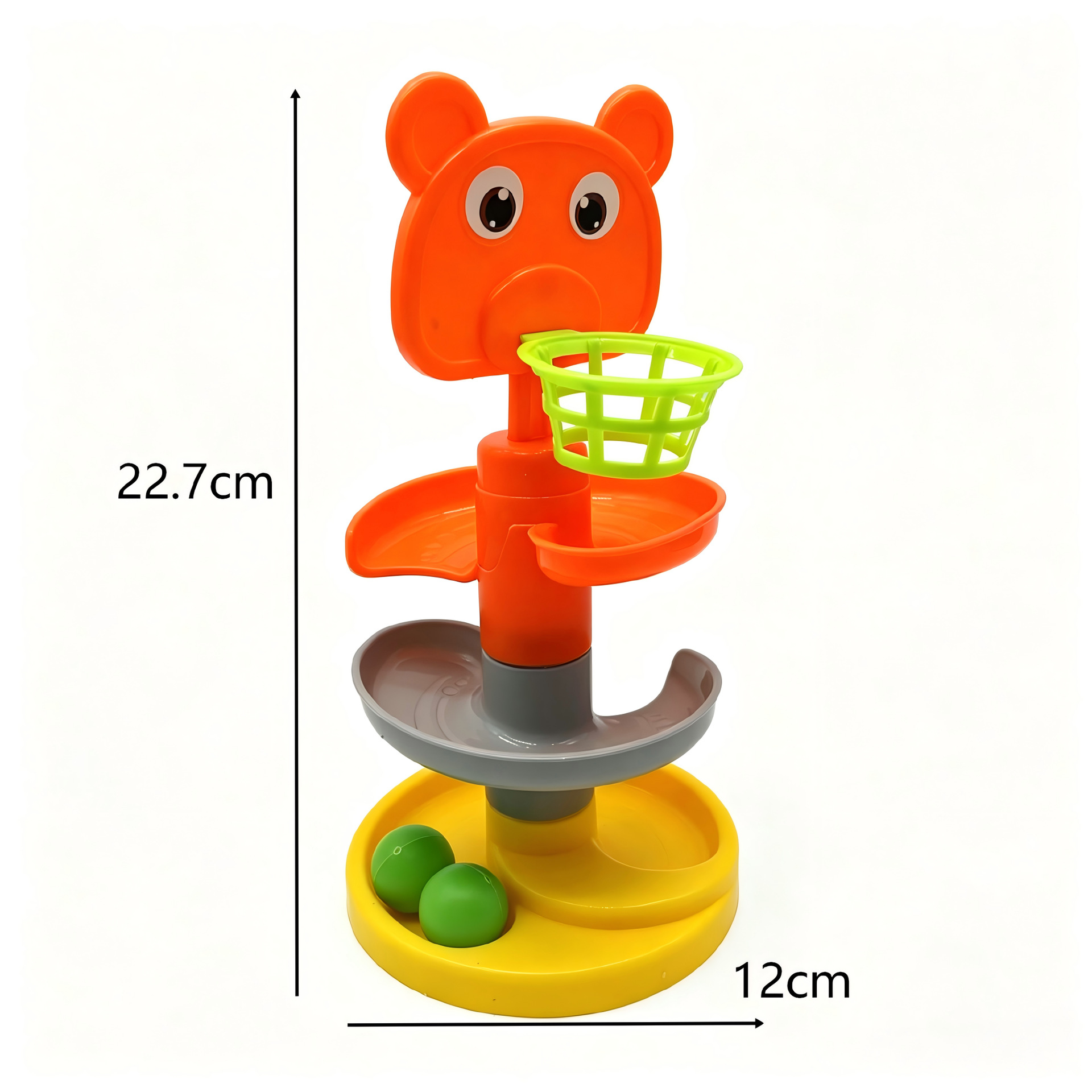 Juguetes infantiles orbita giratoria dibujos animados baloncesto juguetes de beneficio juegos de mesa para bebés de pico y pico