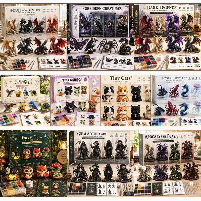 Cross-Border 3D Beaded Animal&Fantasy DIY Collection Beaded Animal Fantasy Series Cross-Border 3D Beaded Animal&Fantasy DIY Collection Beaded Animal Fantasy Series