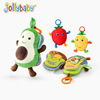 Jollybaby Newborn gift fruit Cloth book baby Toys Tear is not bad Early education initiation baby Cloth book