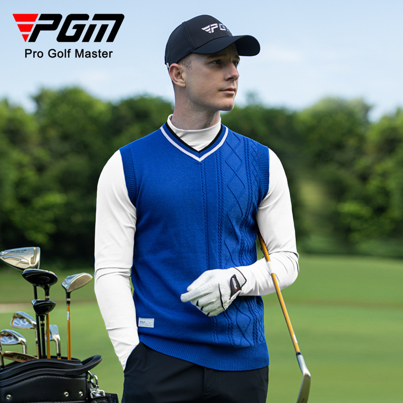 Pgm Golf Vest Men's Knitwear Vest Autumn and Winter Warm V Neck Knitwear Clothing Men's Clothing Pgm Golf Vest Men's Knitwear Vest Autumn and Winter Warm V Neck Knitwear Clothing Men's Clothing