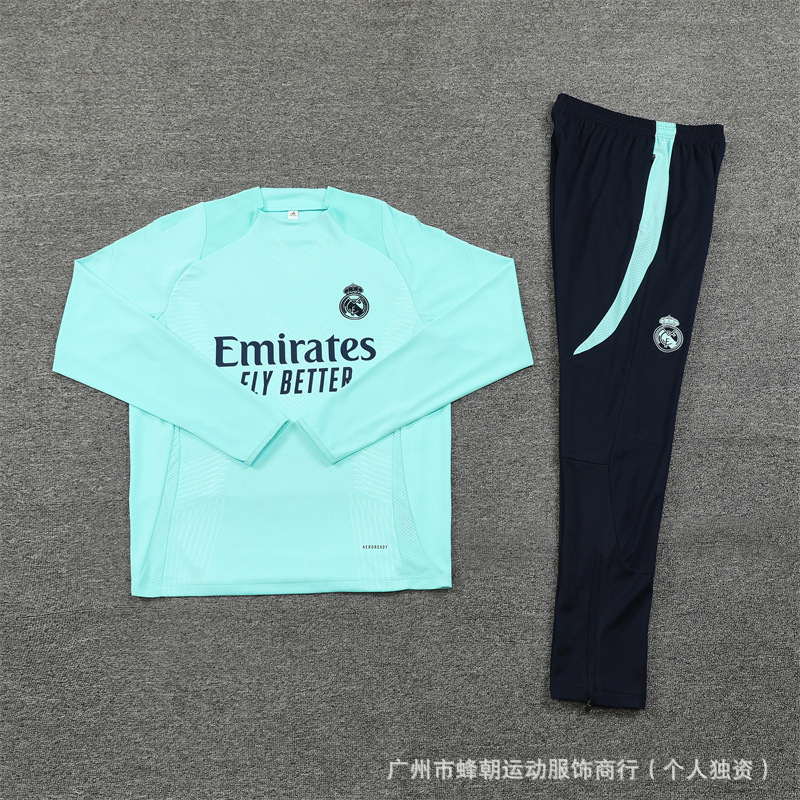 德国队半拉链长袖训练服球衣英格兰葡萄牙冬季训练足球服皇马|undefined