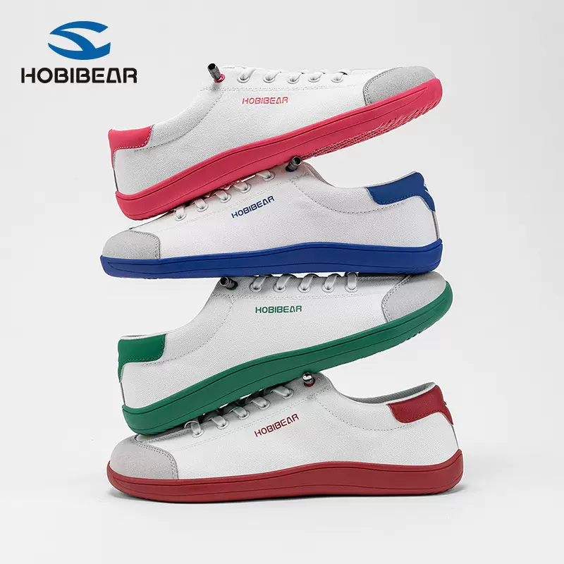 哈比熊宽头鞋春秋季男鞋运动鞋低帮平底鞋女生板鞋健步鞋跨境批发