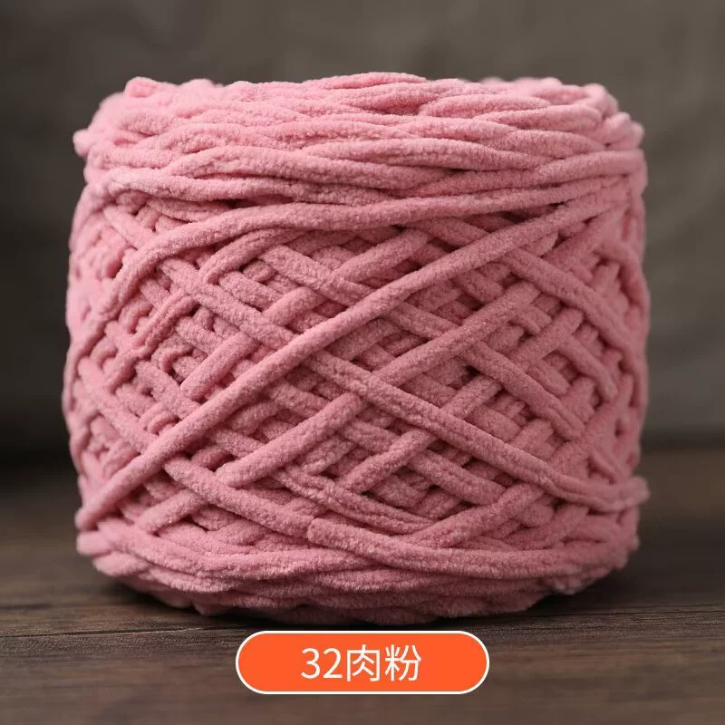 Шар пряжи шерстяной (ice yarn) — 15 м, толстая нитка, множество цветов для шарфов шапок тапочек
