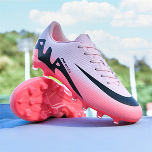 Four Seasons World Cup Children's Soccer Shoes Male Teenager Students Female TF Broken Nail AG Spike Competition Training sneaker