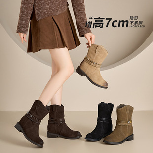 7cm�����ߏ͹ŶѶ�ѥŮ2025�ﶬ�¿�ţƤ����ţ��ѥ��Ͳ�R��ѥŮ