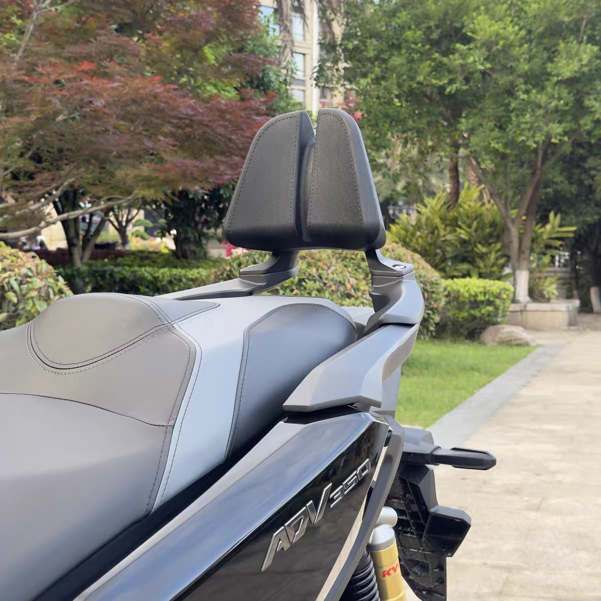 Suitable for Honda Adv350 Modified Aluminum Alloy Rear Backrest Adv Upgraded Backrest Honda Adv350