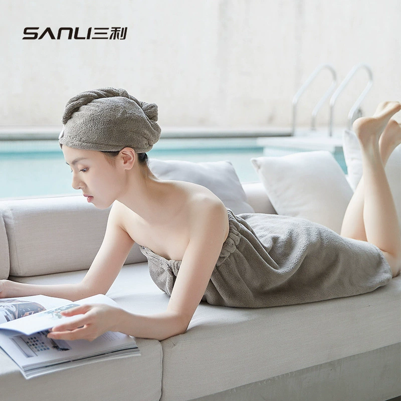 [Новый] Санли полотенце из микрофибры юбка для ванной милая вышивка обертка груди