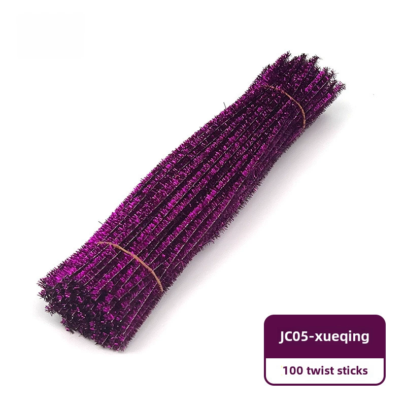 Encrypted twist rods (MaoGun) DIY craft pipe cleaners, ultra‑dense, multi‑color sets (about 100 pcs)