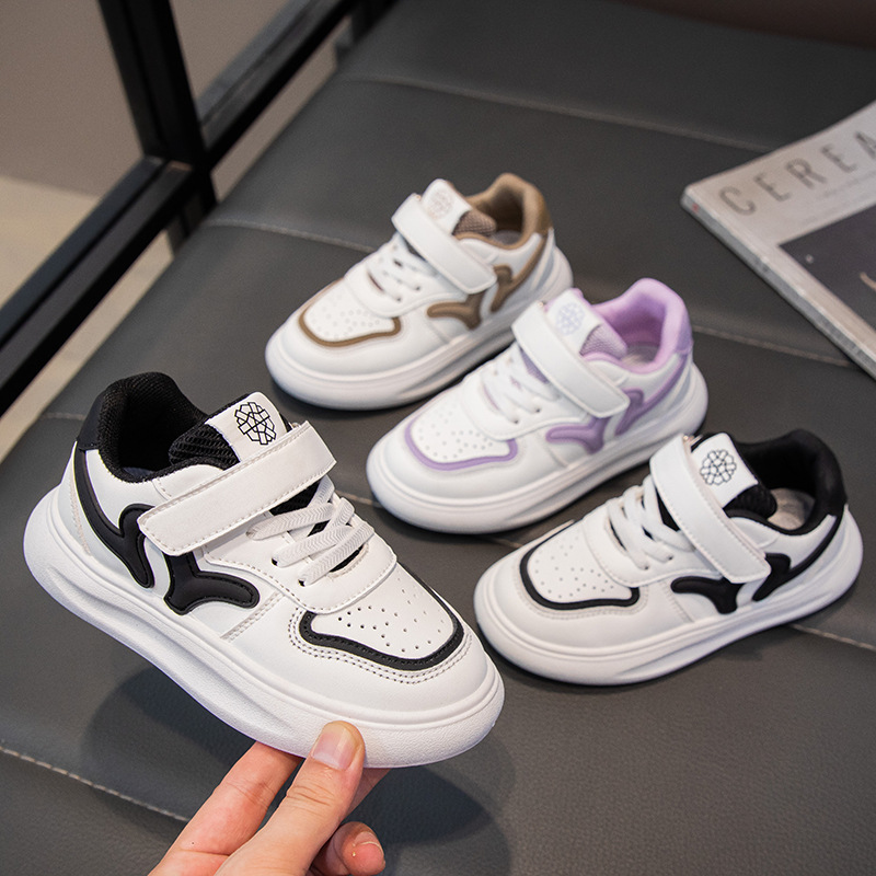 兒童運動鞋2025春秋季新款時尚百搭校園小白鞋女童板鞋男童休閒鞋