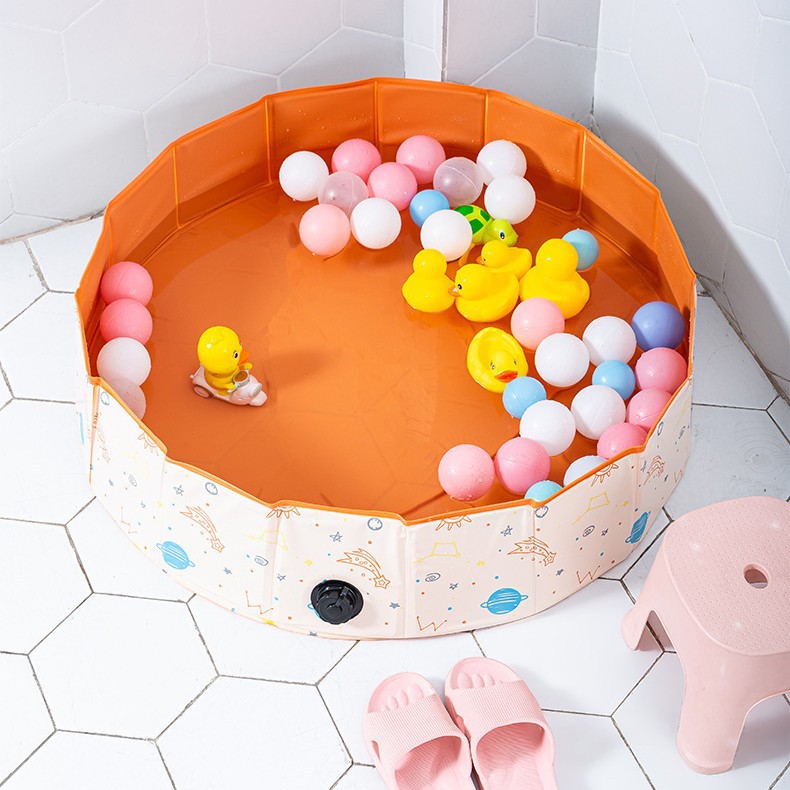 Ugly Baba Ins Kidsren's Indoor Game Portable Storage Foldableable Pool Fishing Ocean Ball Pool Swimming