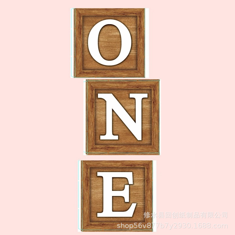 Grano de madera una caja de globo bebé globo caja escena diseño props Fondo tiro props cumpleaños props