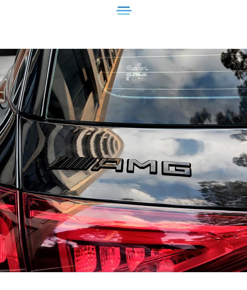 Mercedes-Benz GLE53 GLE350 GLE400 GLE450 modified tail emblem, car logo, letter stickers, and car decals