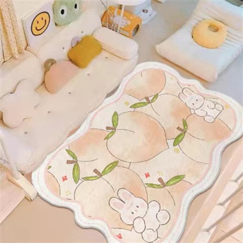 거실 복숭아 토끼