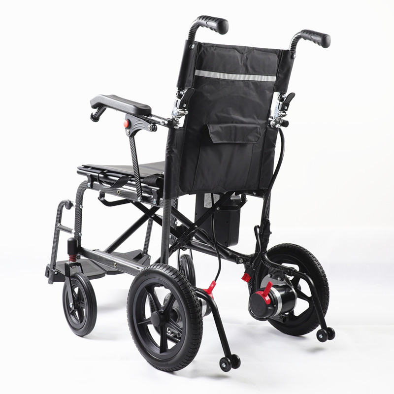 Factory direct sale can be on the plane electric wheelchair for the elderly scooter ultra light folding elderly disabled