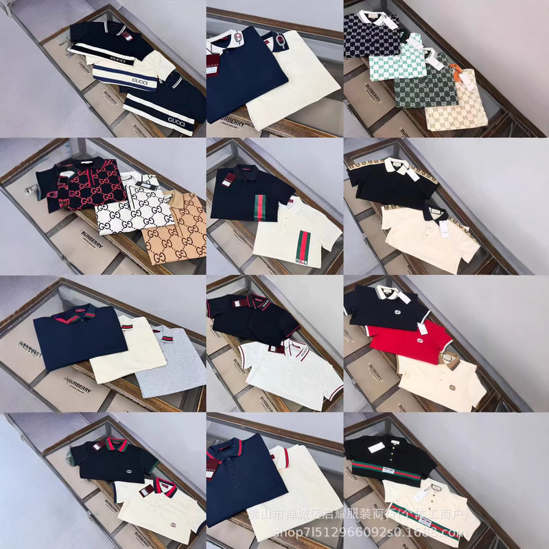 Cross-Border 26Ssg Brand 280g High-Quality Embroidered Pure Cotton Casual Fashion Polo Collar Short-Sleeve T-Shirt for Men Cross-Border 26Ssg Brand 280g High-Quality Embroidered Pure Cotton Casual Fashion Polo Collar Short-Sleeve T-Shirt for Men