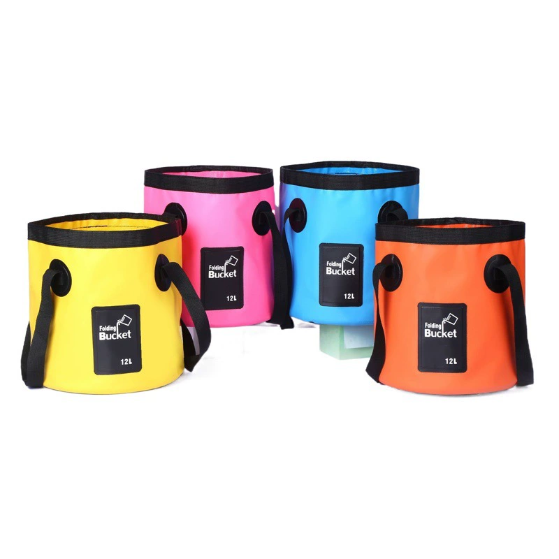 Портативная складная сумка-ведро для пляжной рыбалки, водонепроницаемая дорожная сумка для использования на открытом воздухе и в автомобиле, ведро для воды для пикника и кемпинга