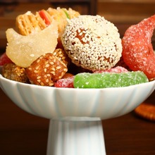 河南特产老式传统手工果子糕点组合蜜三刀羊角蜜盒装蜜糖角零食