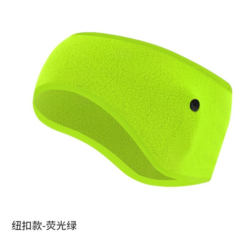 亚马逊防寒发带纯色抓绒防风额头保暖头带加绒加厚跑步运动护耳带|undefined