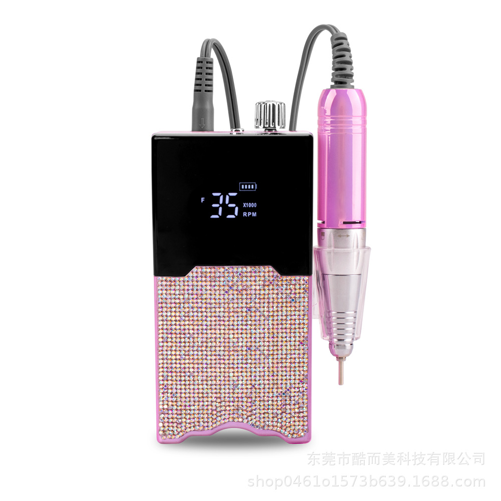 Pequeño Libro Rojo recomienda máquina de pulido de uñas sin escobillas con taladro portátil frente peeling pulido removedor de esmalte de uñas removedor de uñas